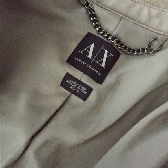 Armani exchange faux leather jacket - Picture 2 of 3